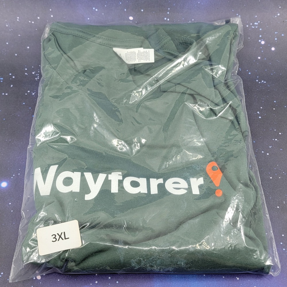 Niantic Wayfarer OEM Graphic T-Shirt Green 3XL Pokemon Go Ingress Pikmin Bloom